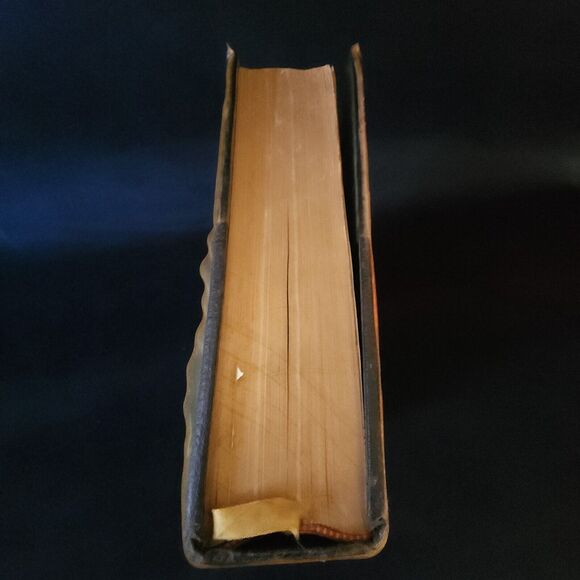 Vtg Hertel Holy Bible New Standard Reference Edition Blue Ribbon Leather 1965-66 - Picture 4 of 15